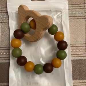 Silicone teething ring for baby